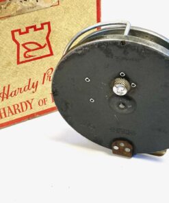Alternative view of Hardy Conquest 4.25″ trotting vintage reel with box