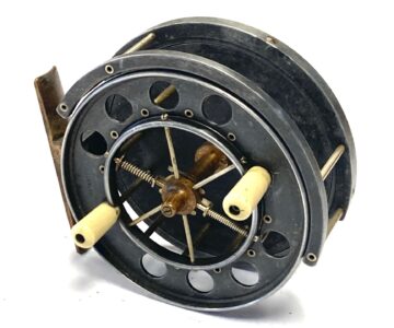 Alternative view of Allcock Aerial 3.5″ Centrepin Trotting Reel White Handles