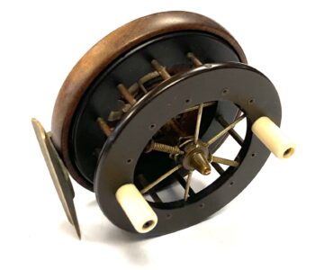 Rare Allcock’s Coxon 3.5″ Aerial Six Spoke Centrepin Reel