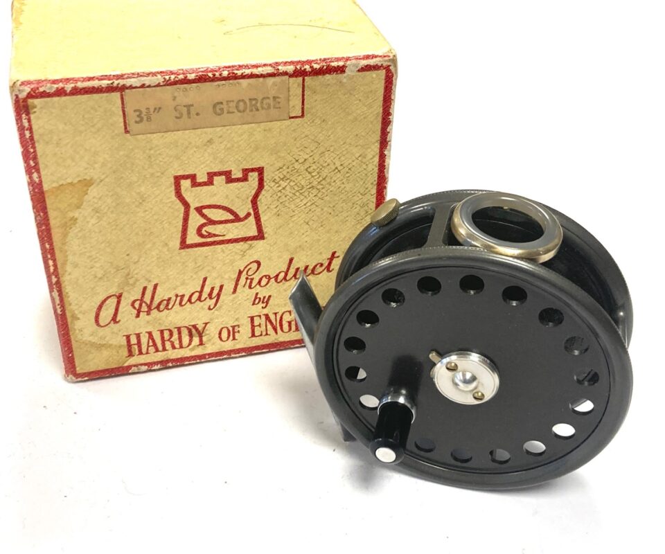 Hardy 3 3/8″ St George Vintage Trout Fly Reel With Line Guard & Box