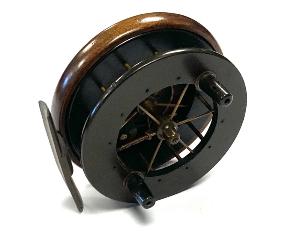 Allcock Coxon 4″ Aerial Six Spoke Earliest Reel 1896 – 1905 Superb Condition RARE