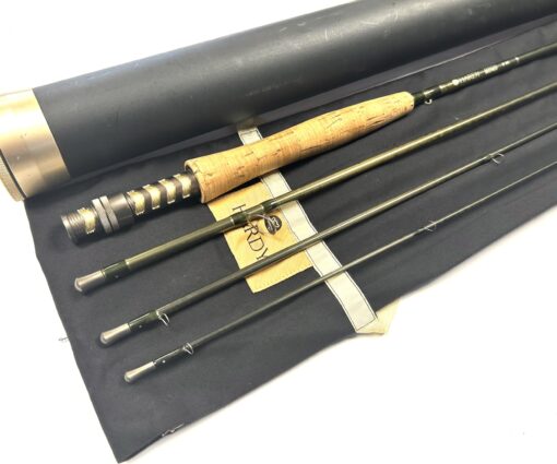 Hardy Zenith Sintrix 9′ Four Piece Graphite Fly Rod #4 With Bag & Tube