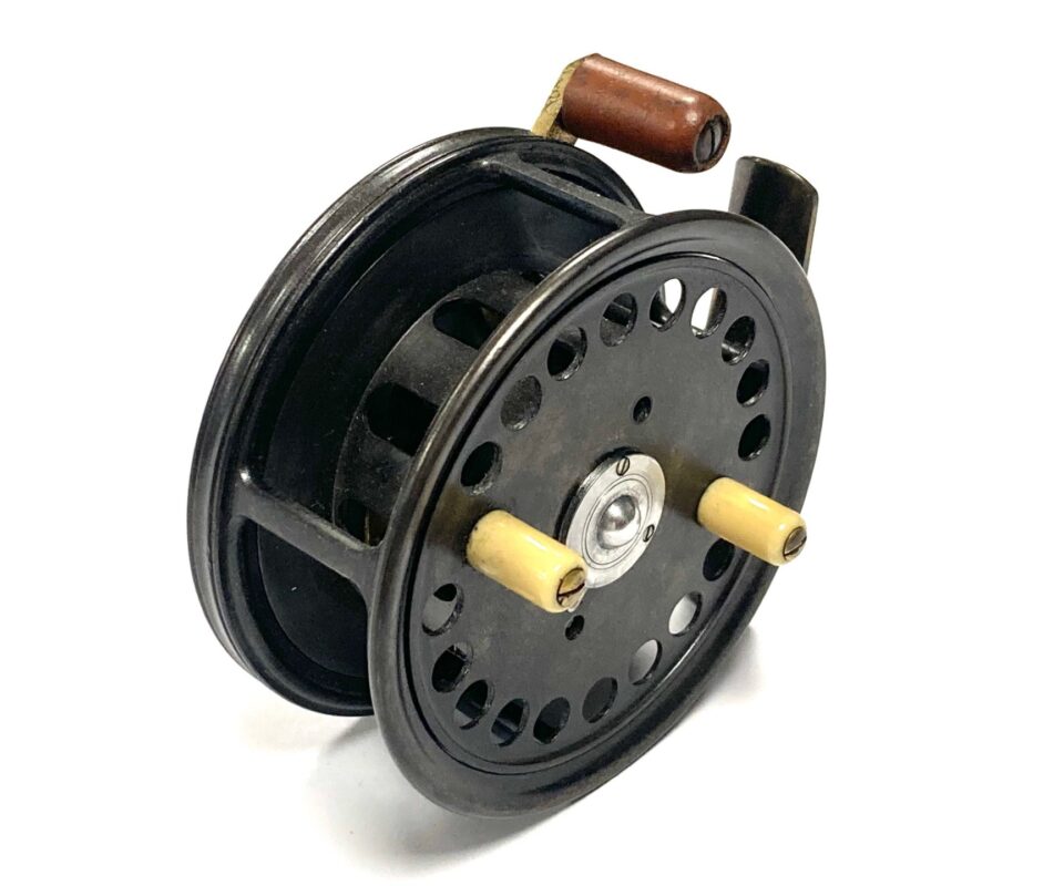 Hardy Silex No 2 Casting Reel 3.5" With Red Trigger Brake Fine Original Condition