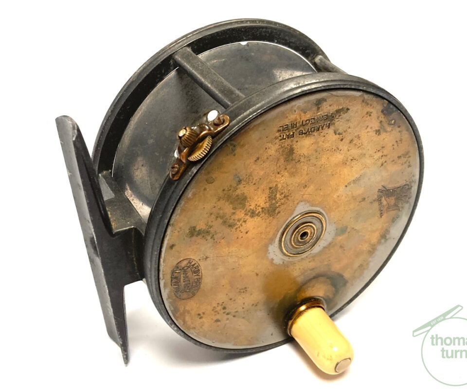 Hardy Perfect Brass Faced Vintage 4.25&Prime; Salmon Fly Reel