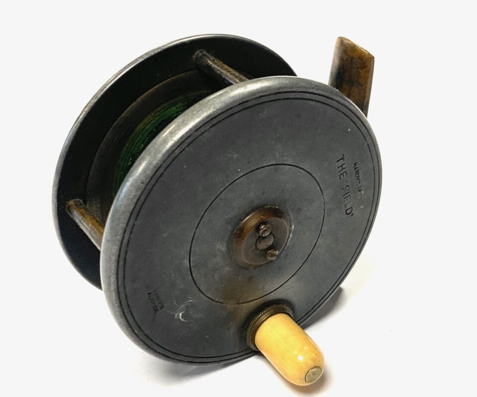 Hardy The Field 3″ Rare Vintage Alloy Salmon Fly Reel For Collector