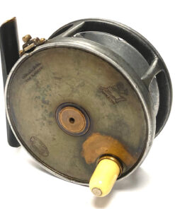 Hardy Perfect Brass Faced Vintage 4″ Salmon Fly Reel Waisted Pillars RARE
