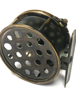 Alternative view of Hardy Perfect 1896 3.5" All Brass Fishing Reel Fine Condition
