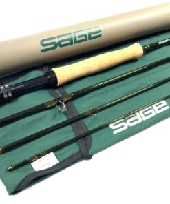 Sage XP Graphite IIIe 10′ 4-piece carbon travel fly rod #9 bag & tube