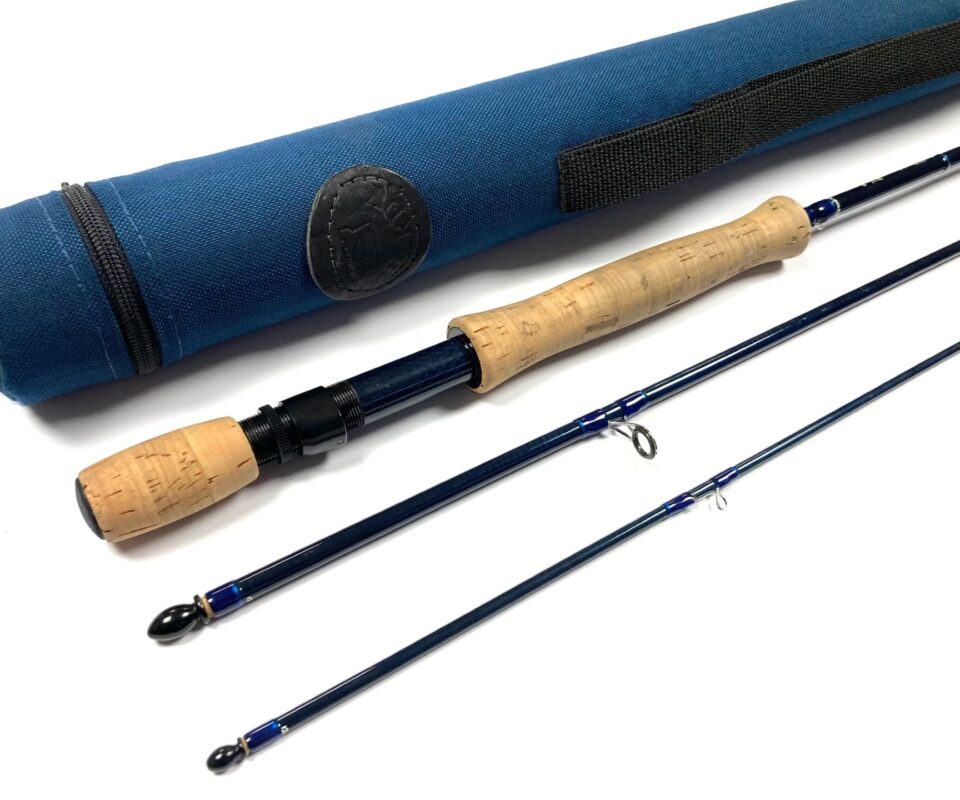 Hardy Elite 9′ 6″ Three Piece Line #7 Trout Fly Rod With Bag And Case Superb