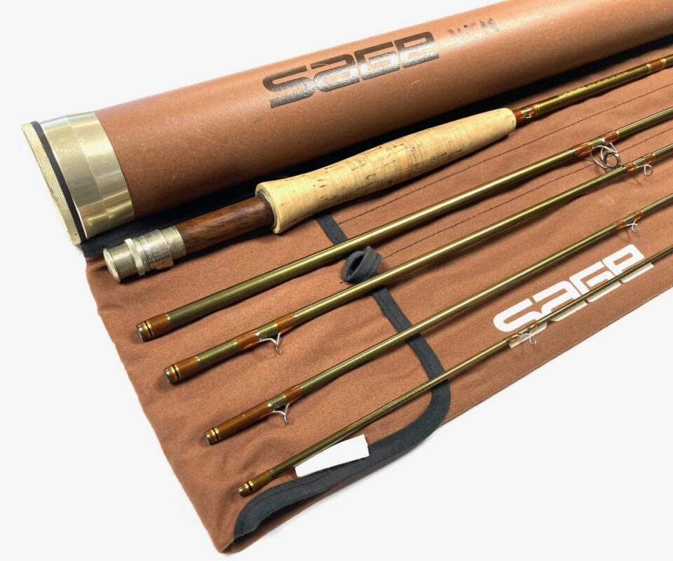 Sage SLT 590-5 Graphite IIIe 9′ Trout Fly Rod Line #5 With Bag And Tube