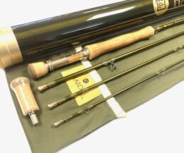 Hardy Marksman Drifter Trout Fly Rod 10′ Line #5 With Bag, Sock & Tube