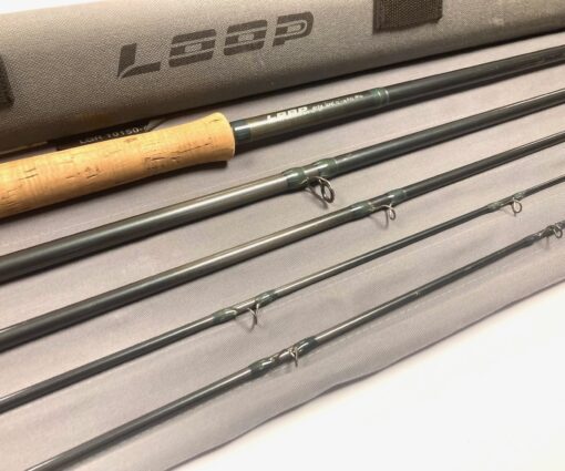 Loop Classic Grey Line 15′ 4 Piece Salmon Fly Rod Line #10 With Bag & Case