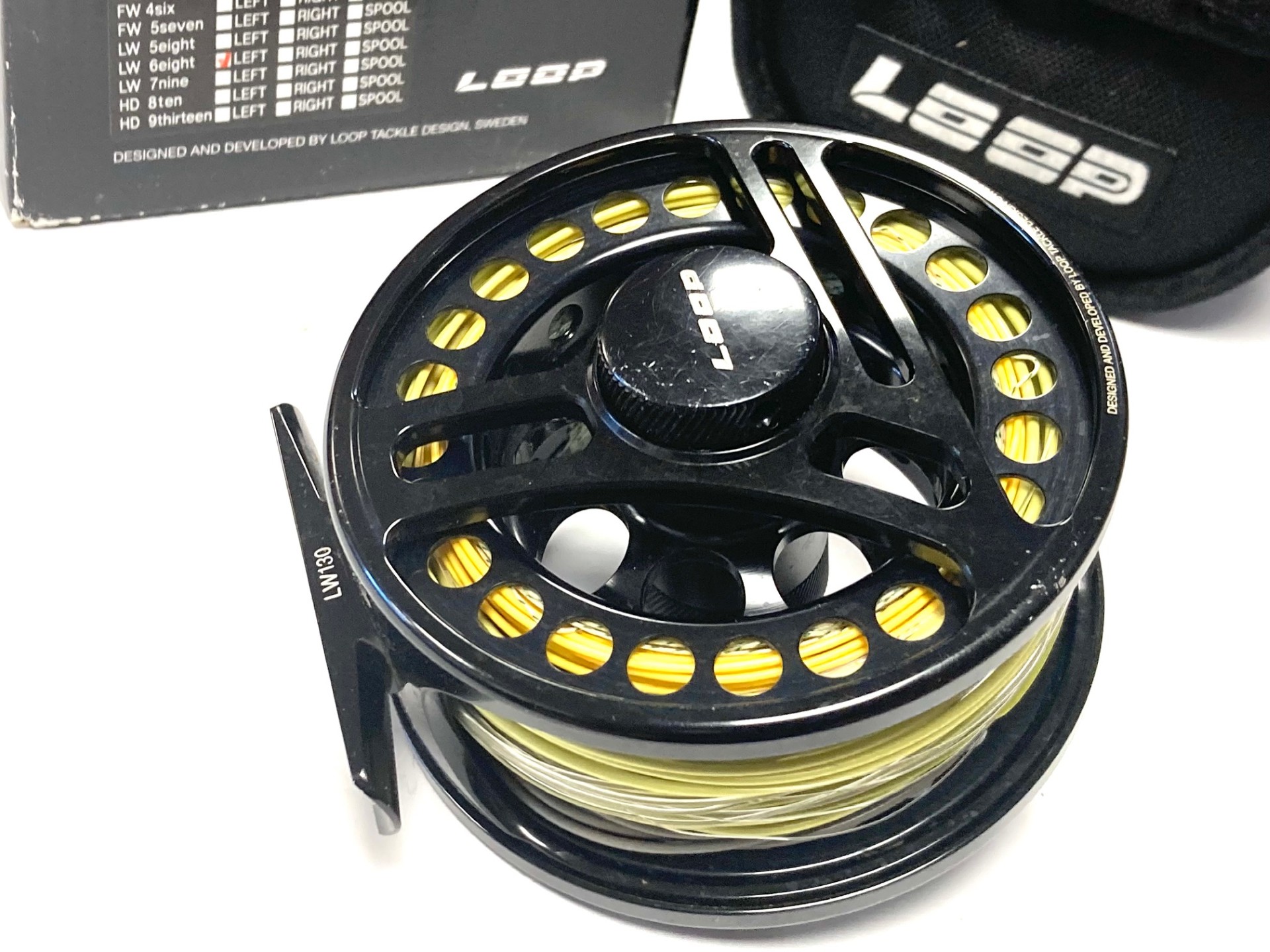 スポーツ LOOP EVOTEC  SPOOL HD9 THIRTEEN Right (9UP818YGw) Loop Evotec HD 9/13 Reel - Spinoza Rod Company