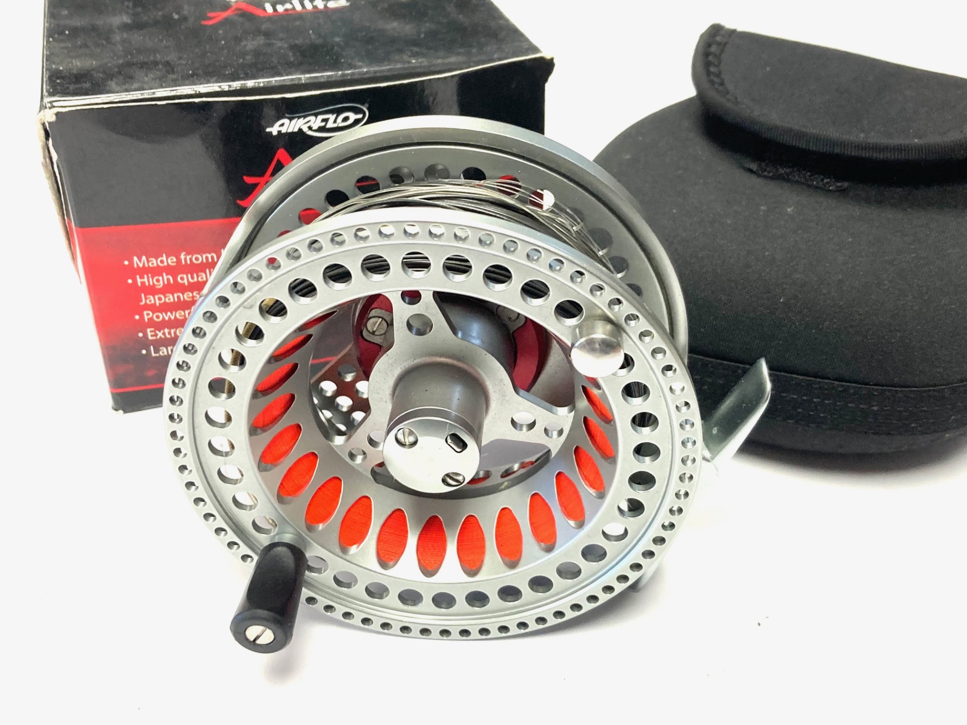 Airflo Airlite Salmon Fly Reel 7/9 With Pouch & Box