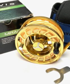Orvis Mirage V Gold Salmon Fly Reel Line #8-10 With Pouch, Line & Box