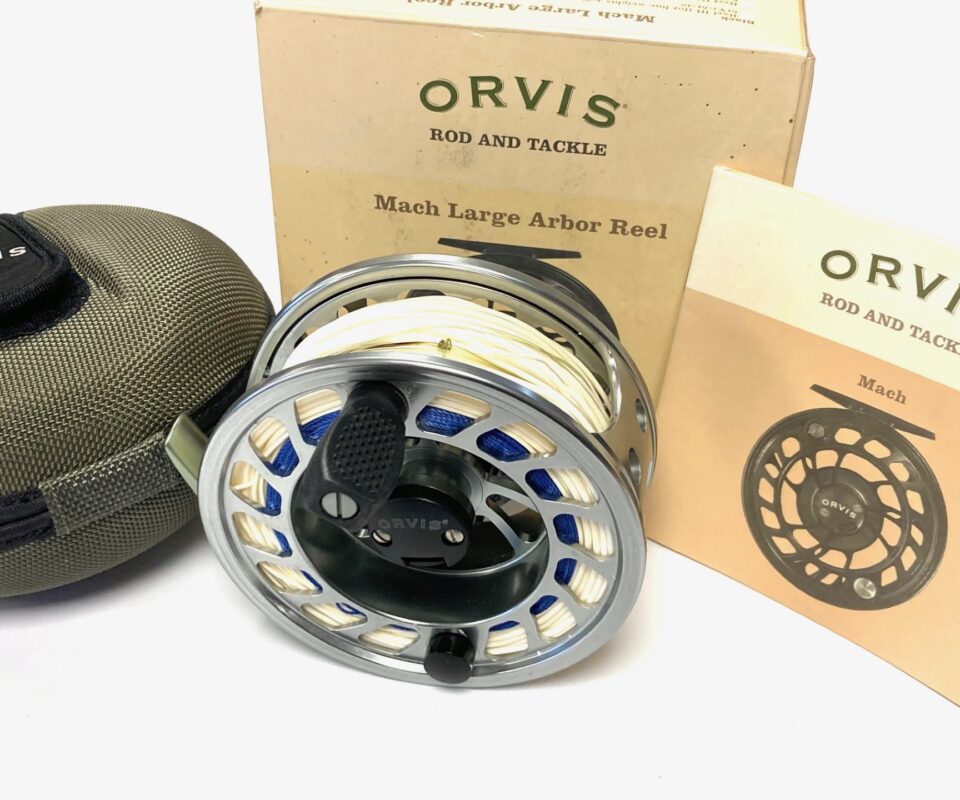 Orvis Mach IV Large Arbour Salmon Fly Reel With Clam Case & Box