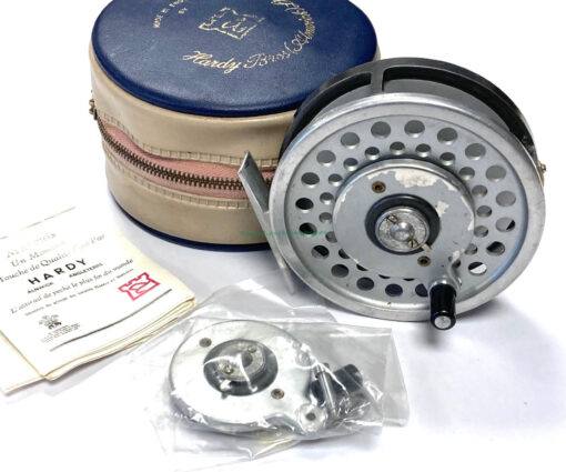 Hardy Marquis 8/9 Multiplier Trout Fly Reel With Case & Spares