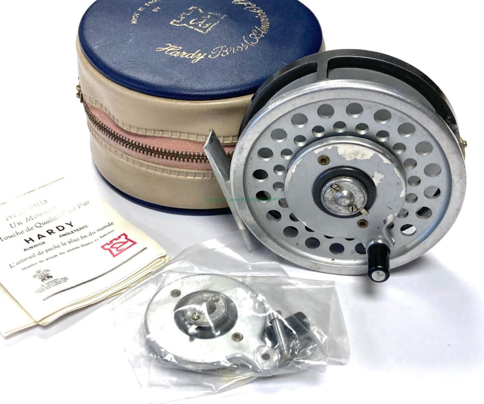 Hardy Marquis 8/9 Multiplier Trout Fly Reel With Case & Spares