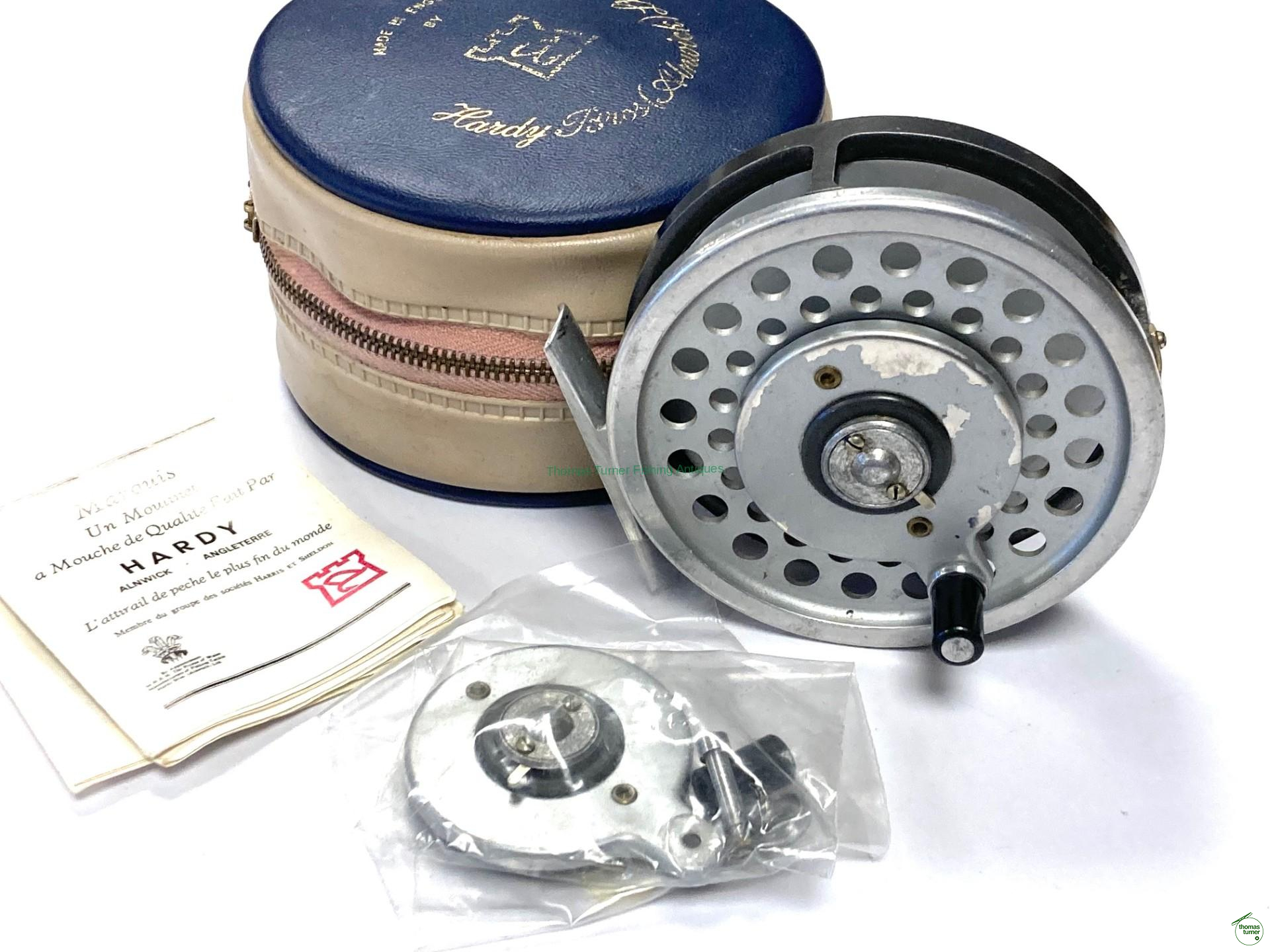 Hardy Marquis 8/9 Multiplier Trout Fly Reel With Case & Spares