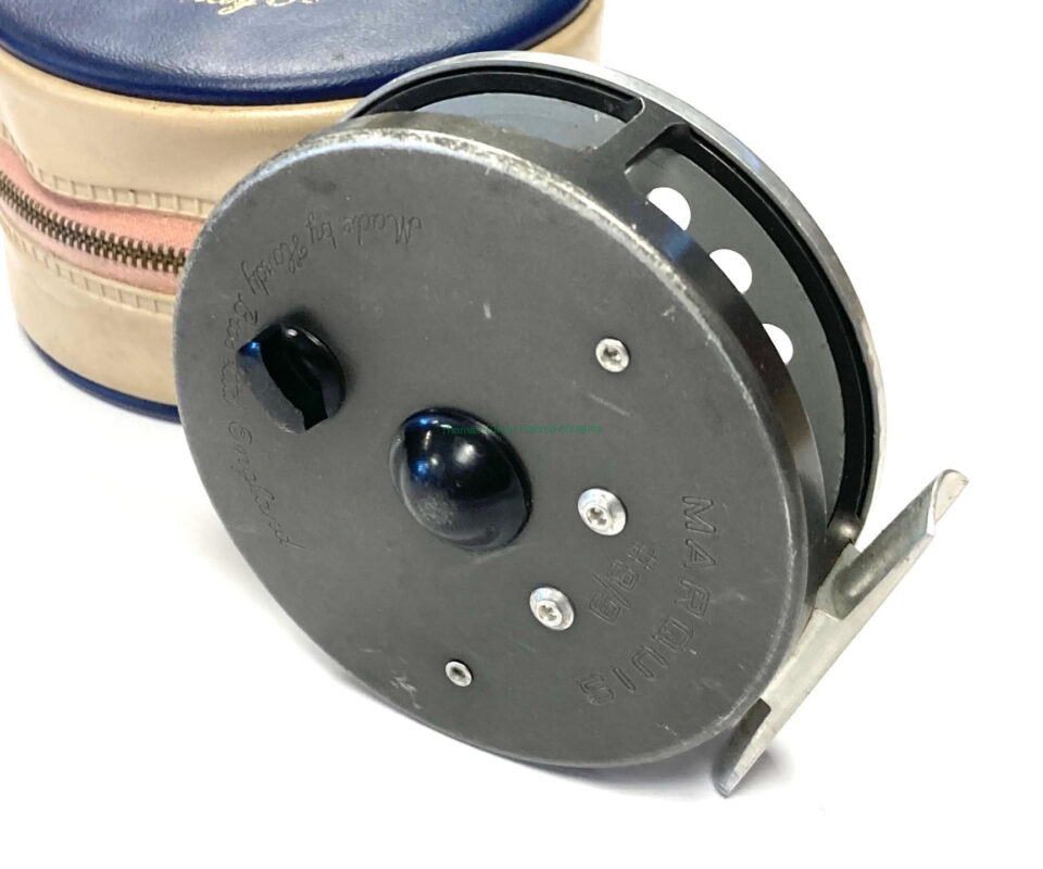 Hardy Marquis 8/9 Multiplier Trout Fly Reel With Case & Spares