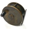 Hardy Birmingham Brass 3.5″ Salmon Vintage Fly Reel Rod In Hand