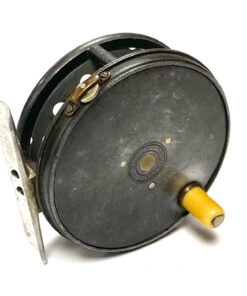 Alternative view of Hardy Perfect 3 1/8″ Vintage Trout Fly Reel With Perforated Spool Rare