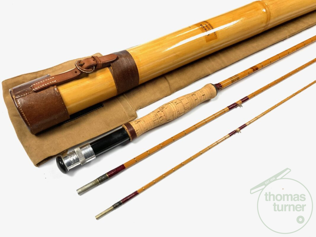 Hardy 10' Palakona 3 Piece Trout Fly Rod With Bag, Bamboo Case