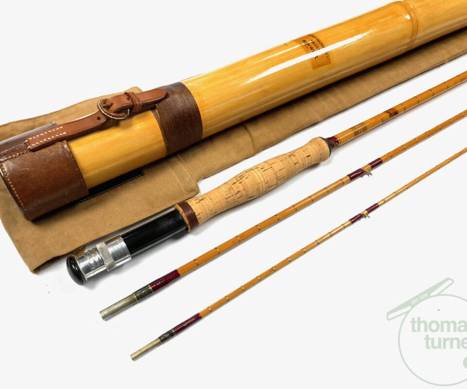 Hardy 10' Palakona 3 Piece Trout Fly Rod With Bag & Bamboo Case Fine Condition