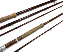 Pair of Bruce Walker Rods Salmon Cordon Blue & Fly Bruce Spinner With Bags