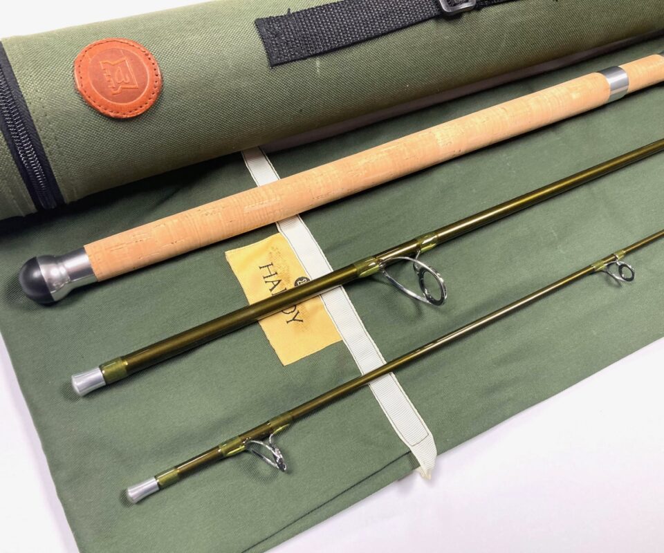 Hardy Marksman Spin 8′ 6″ 3 Piece Graphite Spinning Rod With Bag & Cordura Tube