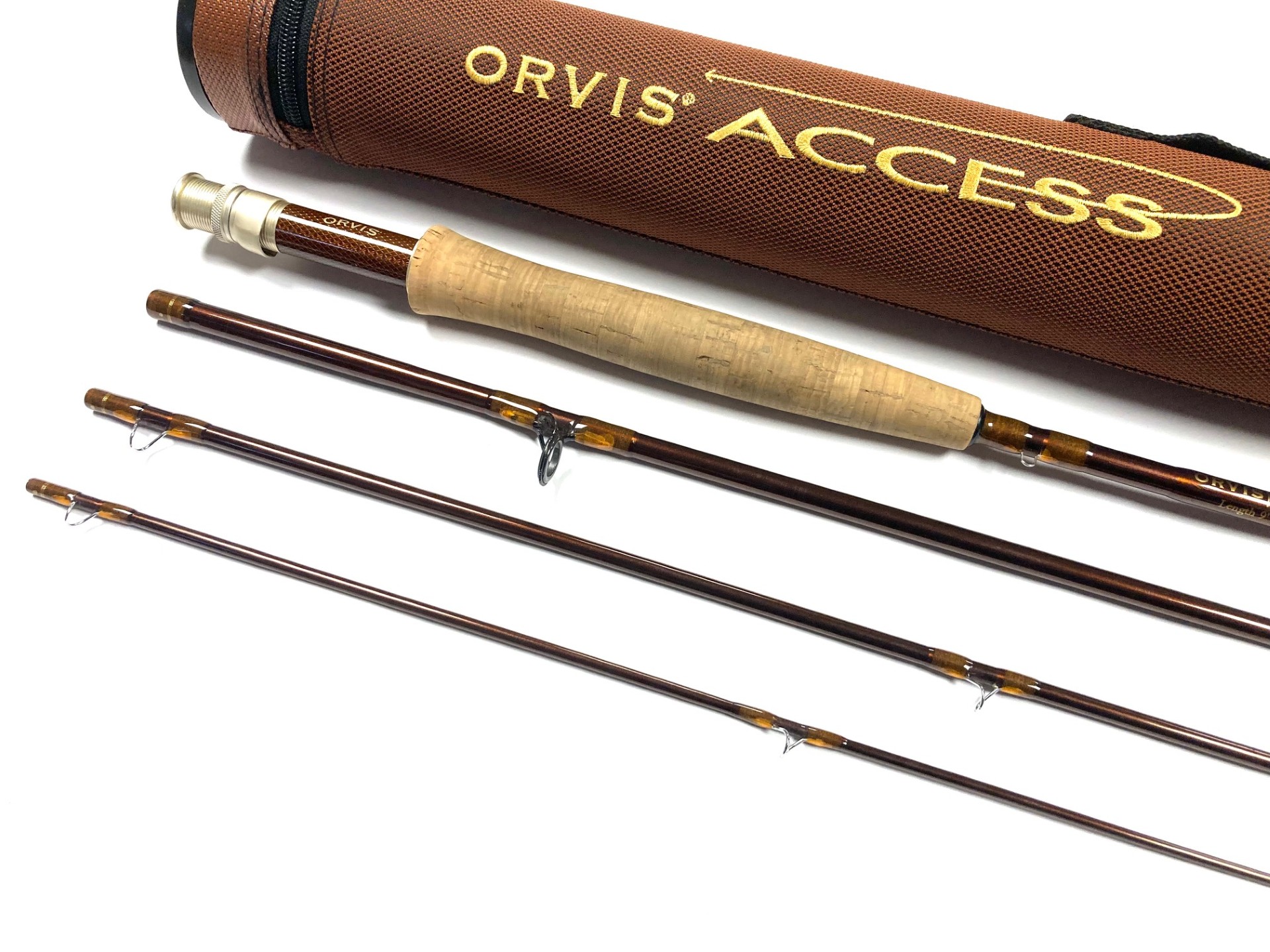 Orvis Access Tip Flex 9' Four Piece Carbon Travel Trout Fly Rod #6