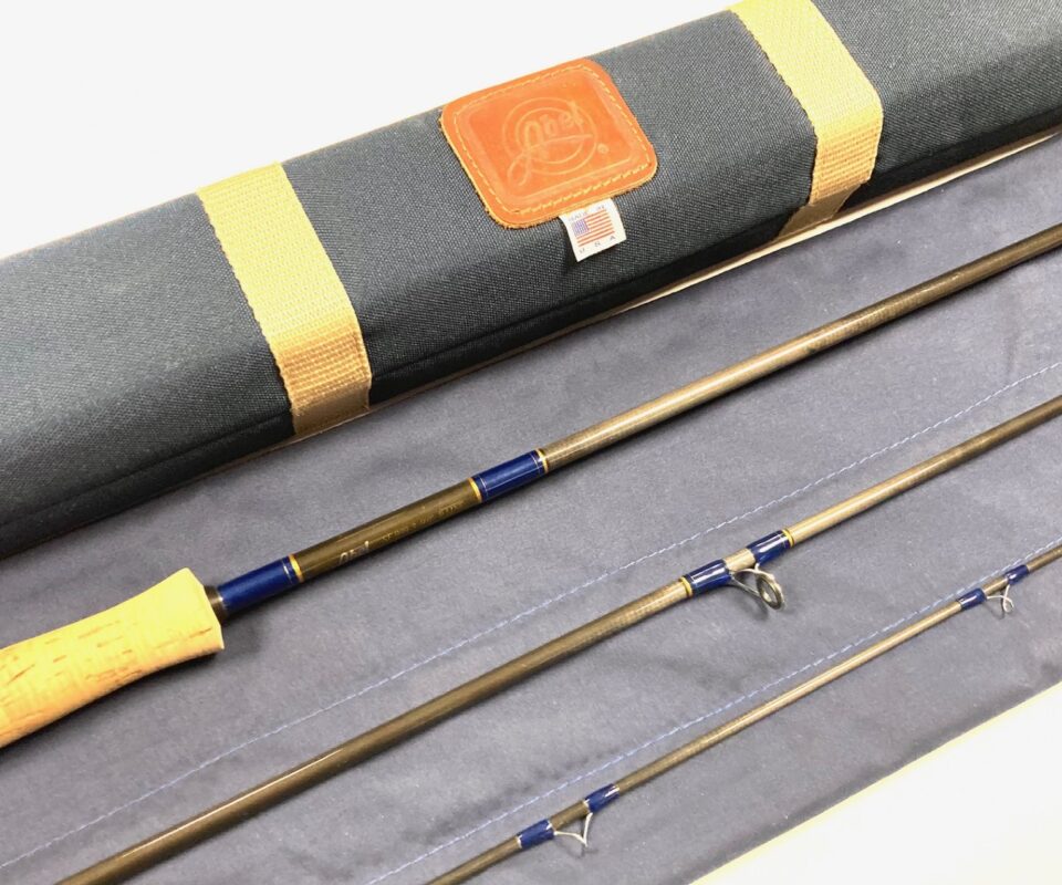 Abel Saltwater / Trout 9' Fly Fishing 4 Piece Rod Line #9 With Bag & Rectangular Abel Case