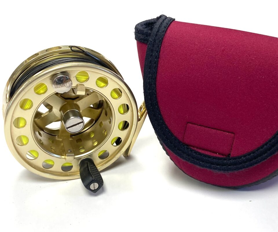 Orvis Vortex 11/12 Large Arbor Salmon Fly Reel 4.5″ With Orvis Reel Case