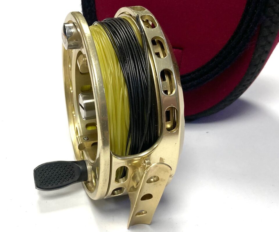 Alternative view of Orvis Vortex 7/8 Large Arbor Salmon Fly Reel 4″ With Orvis Reel Case