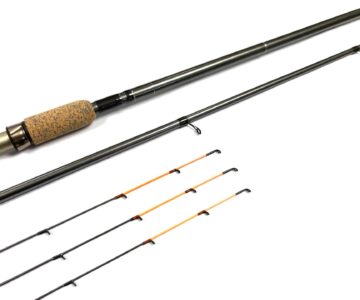 Alternative view of Hardy Marksman XT 11′ Feeder Rod With 3 Carbon Tips Super Condition