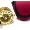 Orvis Vortex 9/10 Large Arbor Salmon Fly Reel 4″ With Orvis Reel Case