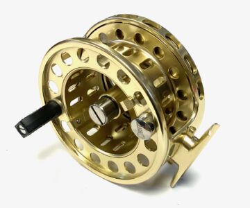 Alternative view of Orvis Vortex 9/10 Large Arbor Salmon Fly Reel 4″ With Orvis Reel Case