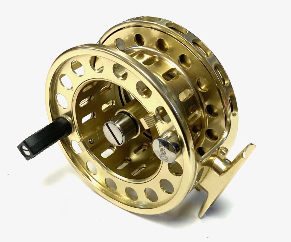 Alternative view of Orvis Vortex 9/10 Large Arbor Salmon Fly Reel 4″ With Orvis Reel Case