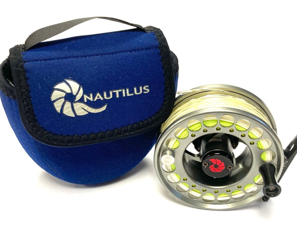 Nautilus USA No 5 3.5"2 Fly Fishing Reel With Line & Pouch