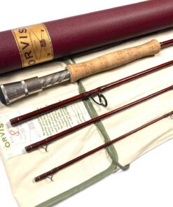 Orvis Zero Gravity 4 piece Tip Flex 9′ Line #8 Trout Fly Rod With Tube Superb