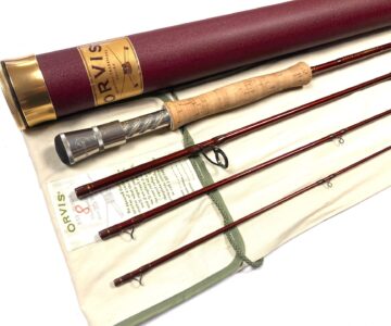 Orvis Zero Gravity 4 piece Tip Flex 9′ Line #8 Trout Fly Rod With Tube Superb