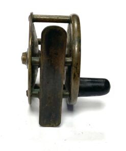 Alternative view of Hardy 2 1/4″ Brass Birmingham Reel Hardy Oval Logo 1880 Smallest Size