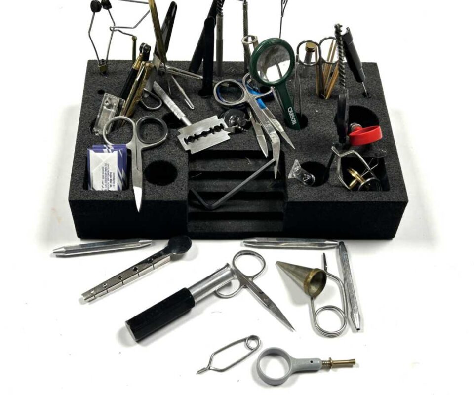 Various Fly Tying Material Scissors