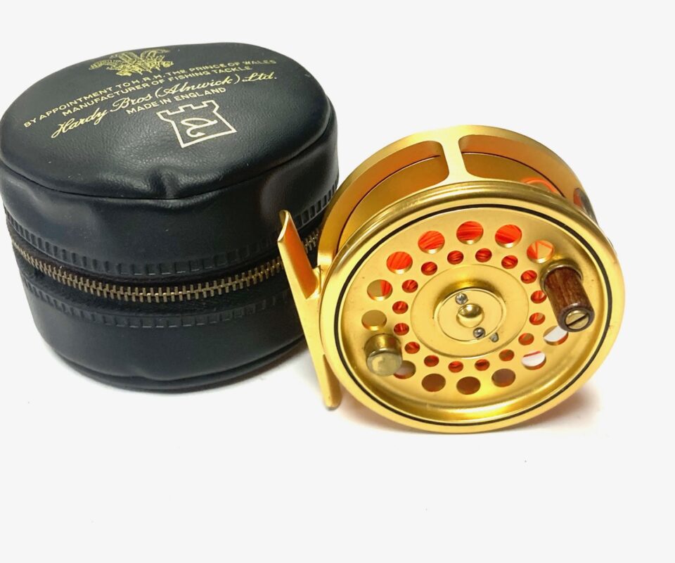 Hardy Gold Sovereign #5/6/7 Trout Fly Reel With Padded Case