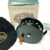 Hardy R L Winston Perfect 3 3/8″ GREEN Trout Fly Reel With Pouch & Box Super