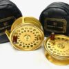 Hardy Gold Sovereign #8/9 Trout Fly Reel W Spare Spool & Pouches
