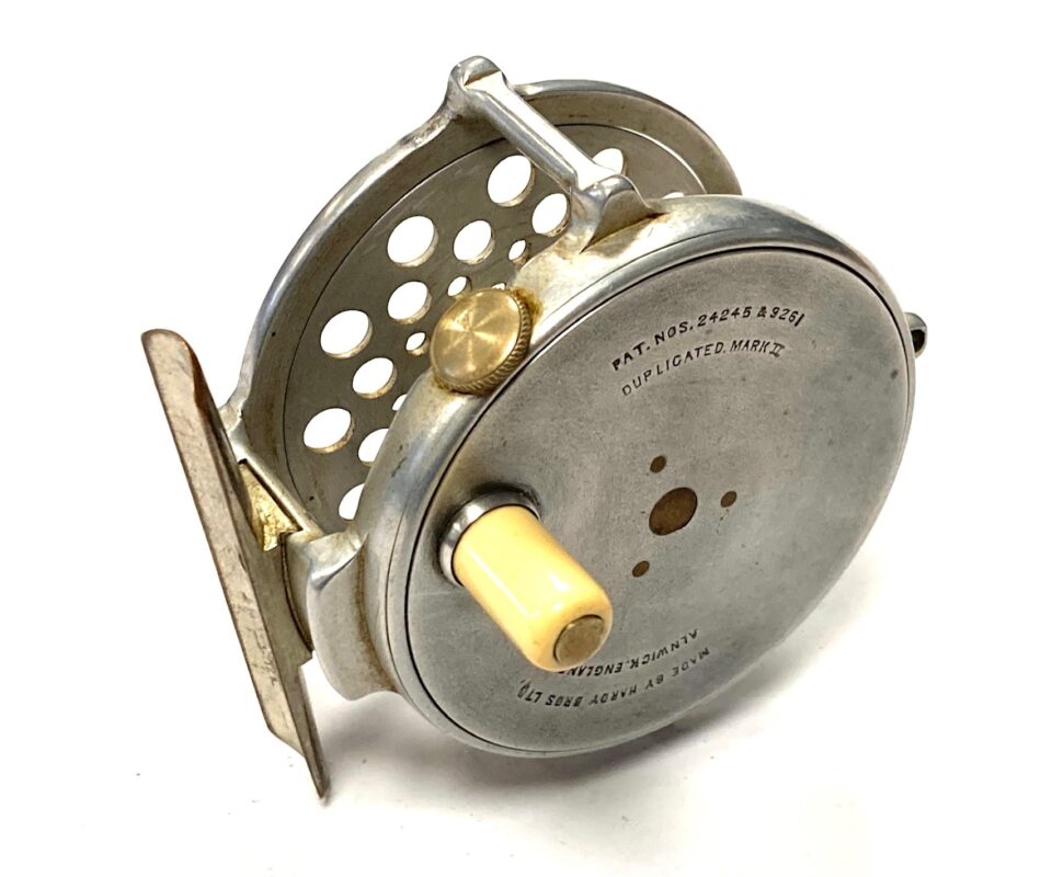 Alternative view of Hardy Bougle 3&Prime; Dry Fly Fishing Reel 1925 Fine Condition