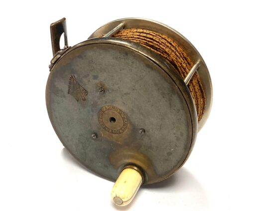 Alternative view of Hardy Perfect 4" Transitional Reel Solid Drum Ex Rare Variant 1892/93
