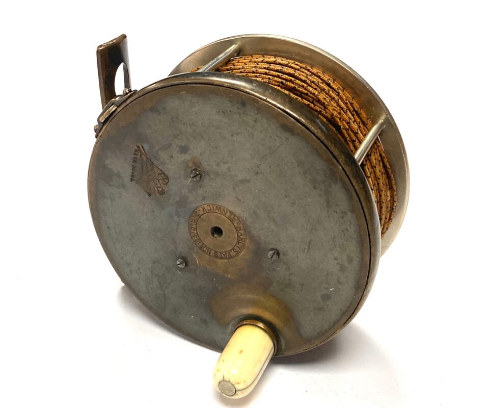 Alternative view of Hardy Perfect 4" Transitional Reel Solid Drum Ex Rare Variant 1892/93