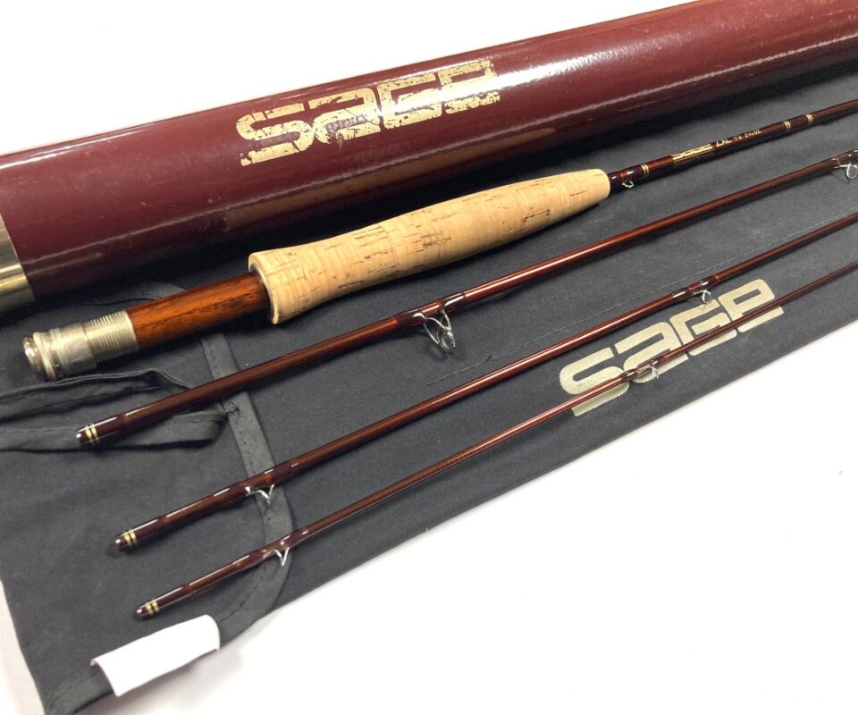 Sage ZXL 476-4 7′ 6″ Carbon 4 Piece Trout Fly Rod Line # 4